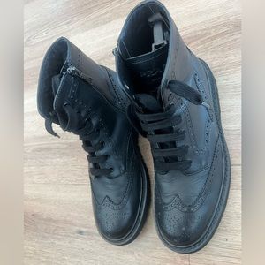 Prada Black Leather Shoes US Men 8